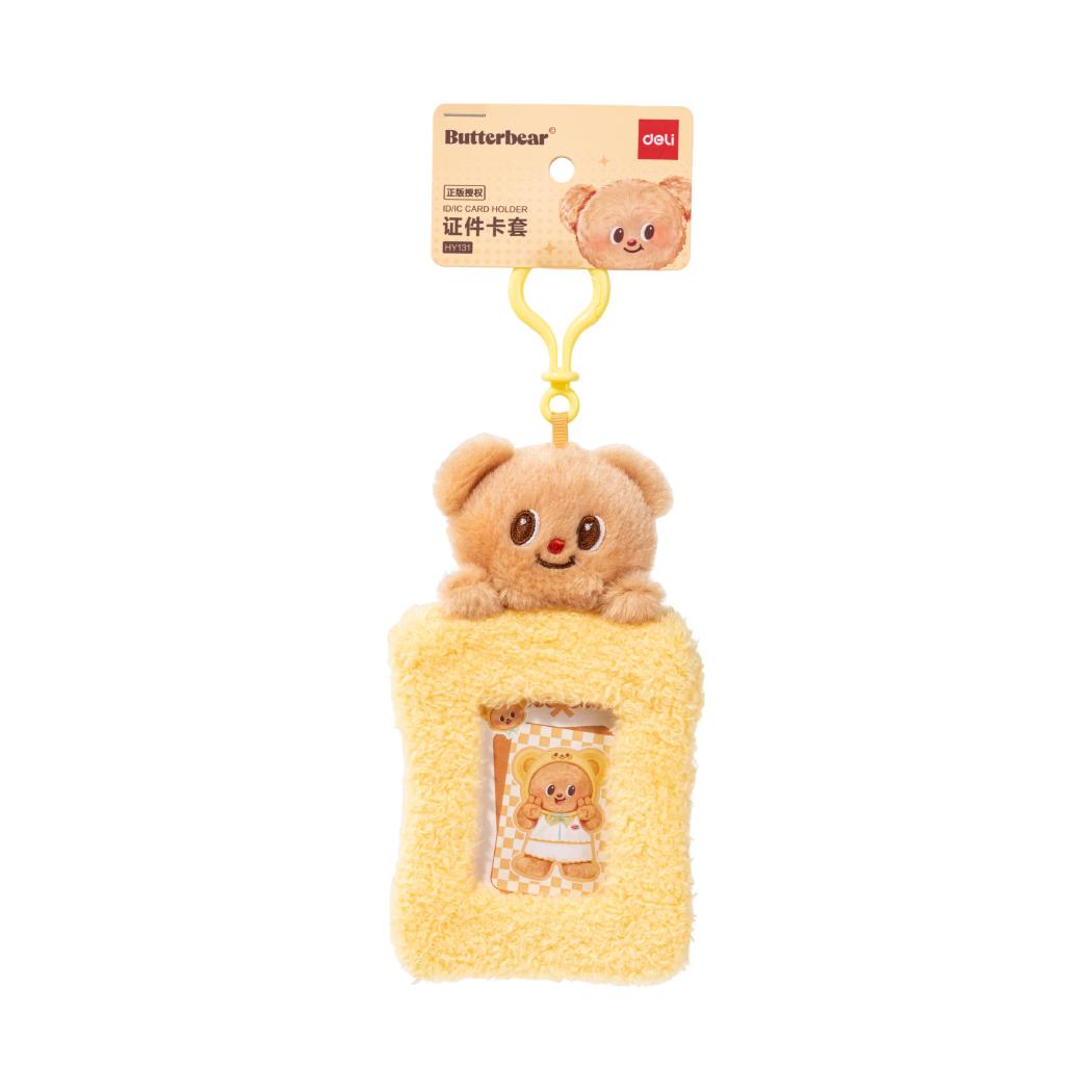 Butterbear Collection Plush Card Holder(Yellow)