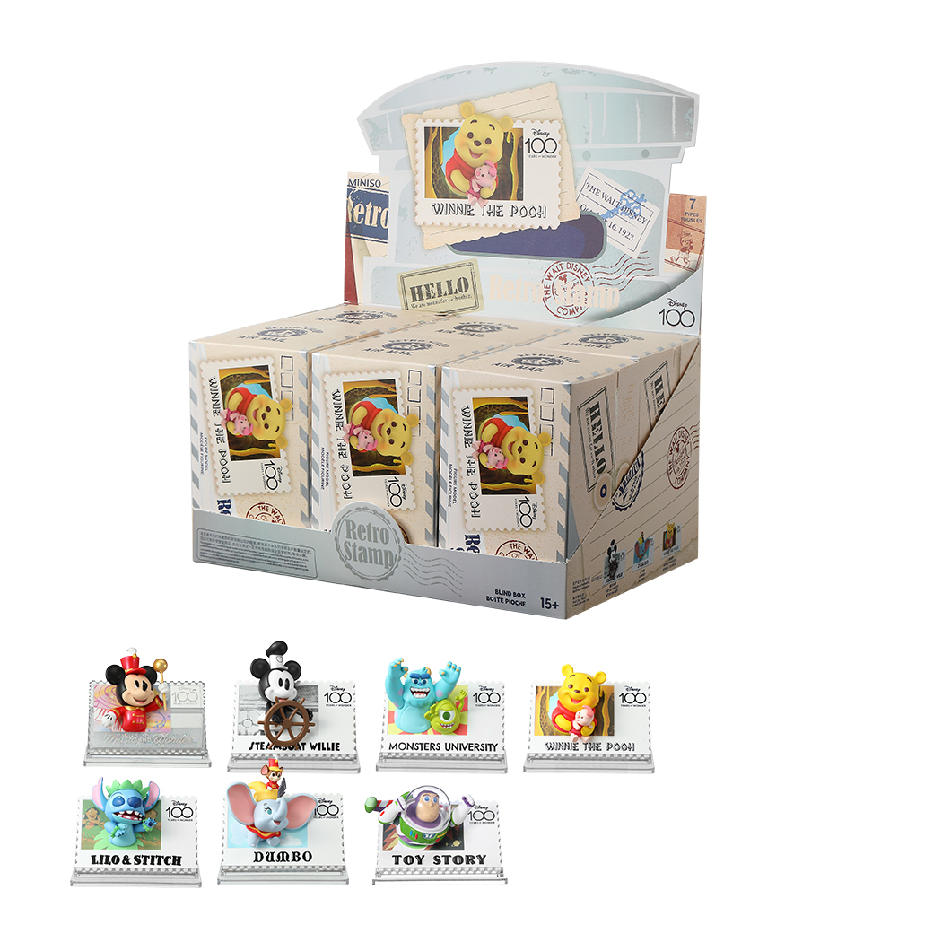 Disney Retro Stamp Collection Surprise Box Figure