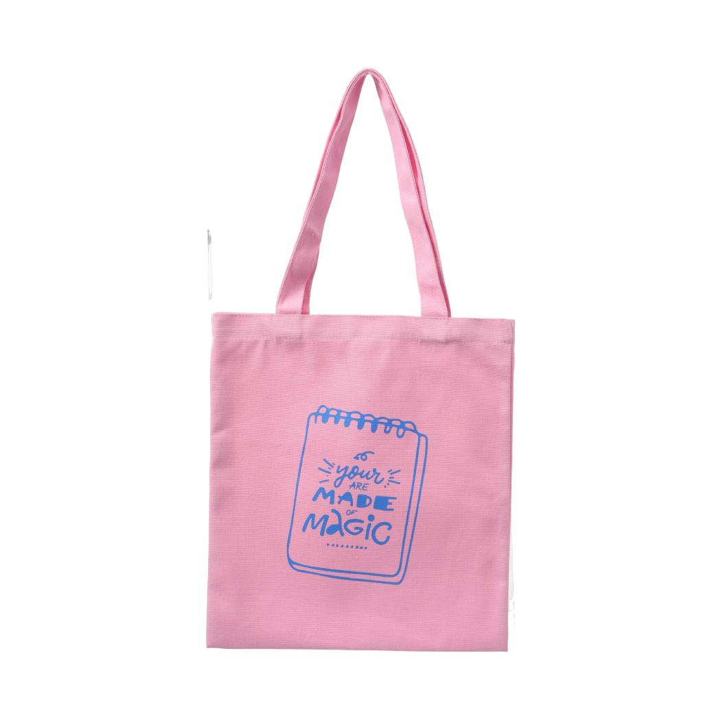 Solid Color Shopping Bag (Pink)