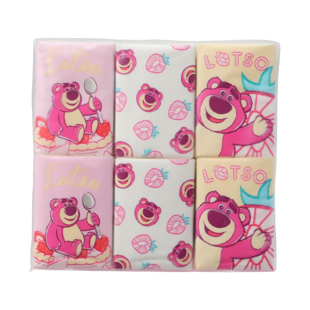 Disney Pixar Food Collection Strawberry Cake Scented Tissues (Lotso, 12 Packs)